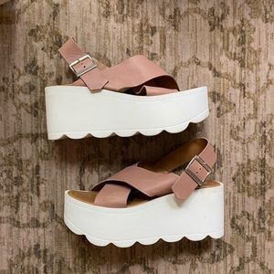 Steve Madden flatform sandals